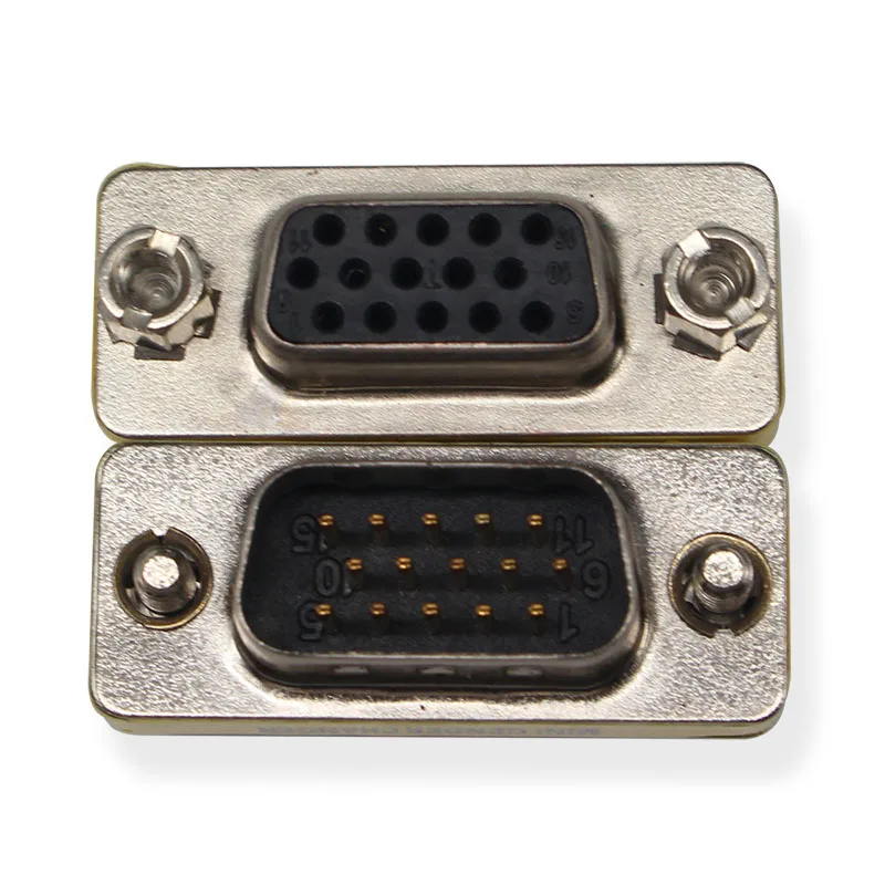 2 pcs VGA Male to Female M/F Mini Gender Changer for PC