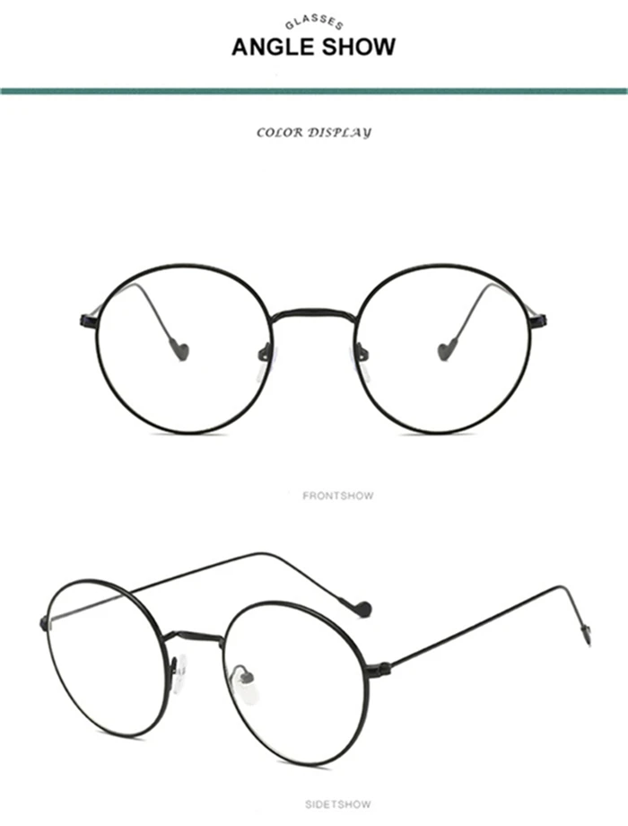 Круглые металлические женские очки оправа с градусом мужские ультралегкие готовые очки для близорукости-0,5-1,0-1,5-2,0-2,5-3,0-3,5-4,0
