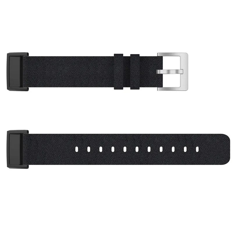 Luxury Wrist StrapReplacement Woven Canvas Fabric Watch Band Wrist Strap ForFitbit Charge 3 Comfortable Easy to Adjust 40AP512