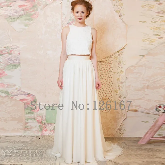 Aliexpress com Buy New designer  Wedding  dress  two parts 