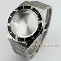 41mm Stainless Steel Watch Case Fit ETA 2836 Miyota 8205 8215 821A Mingzhu/DG 2813 3804 mens watches