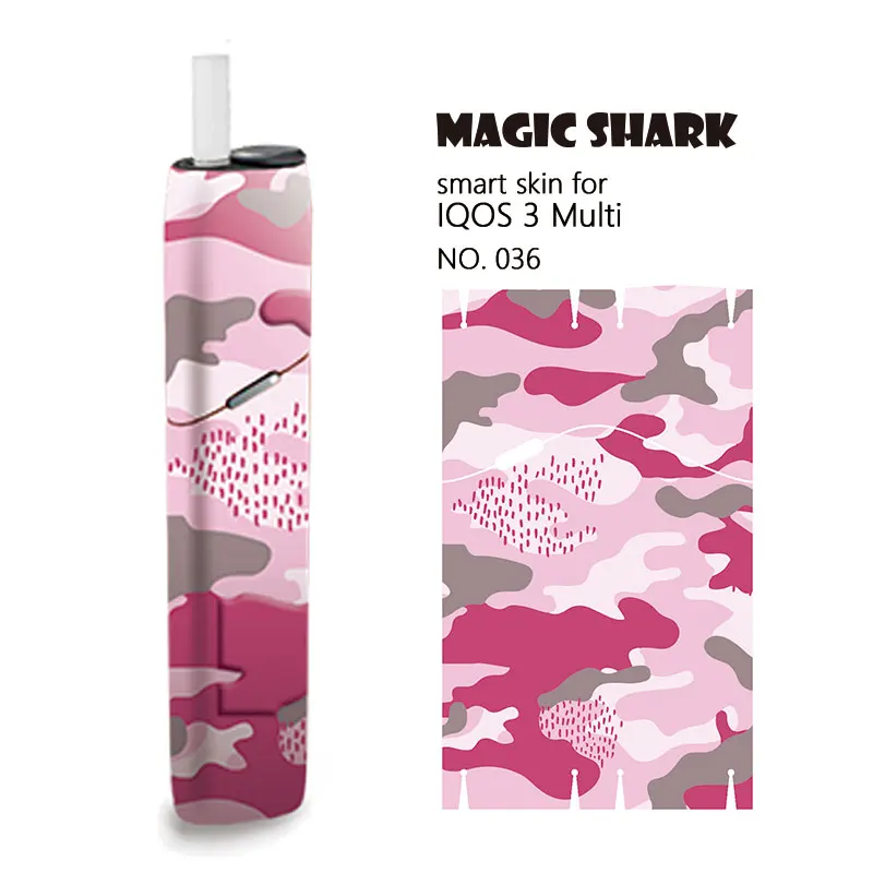 Новая наклейка Magic Shark военная камуфляжная для IQOS 3 Multi Skin IQOS3 прочная с несколькими