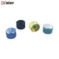 60PCS A-2014 white index knurled aluminium knob, potentiometer knob, rotary switch knob