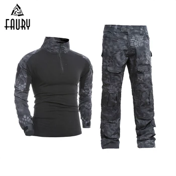 

Men's Tactical Military Uniform Clothing Camouflage CS Game Combat Suit Military Clothes for Hunter and Fishing Shirt Pants