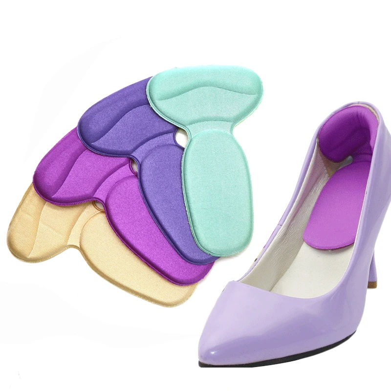

2Pairs Feet Care Multicolor Soft Insoles Orthopedic Insoles High Heel Protector Anti Slip Soft Pads For Shoes Bunion Corrector