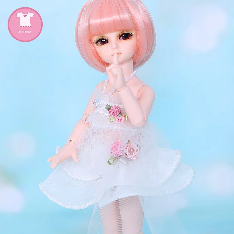 BJD одежда 1/6 для Teenie Gem Body YOSD платье красивый стиль кукольные аксессуары luodoll|Куклы|