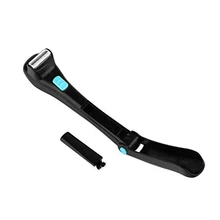 Электрическая бритва для спины, складная машинка для стрижки волос, сделай сам, для тела, ног, спины, бритва, триммер для бороды, длинная ручка, удаление большого лезвия