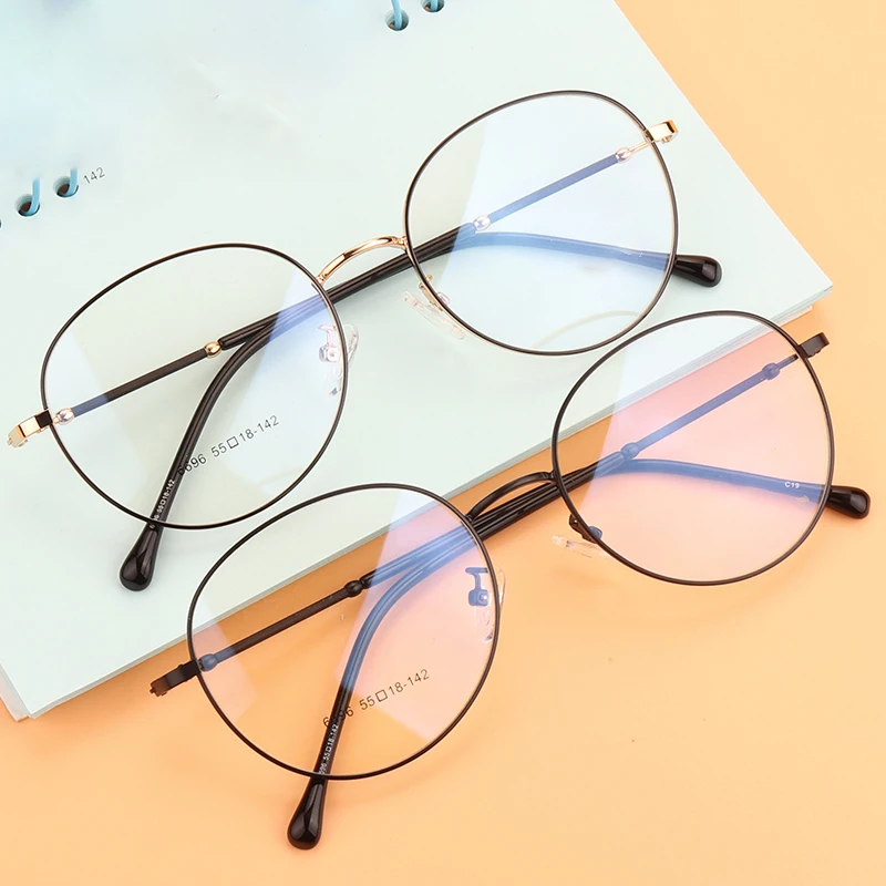 Stgrt Web Sensation Retro Optical Glasses Frame Round Shape Can Put Prescription Glasses For Unisex 