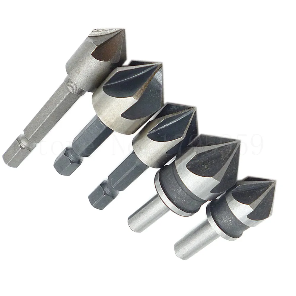 3 Flutes 1//2/" Shaft. 2/" 60 Degrees HS Countersink