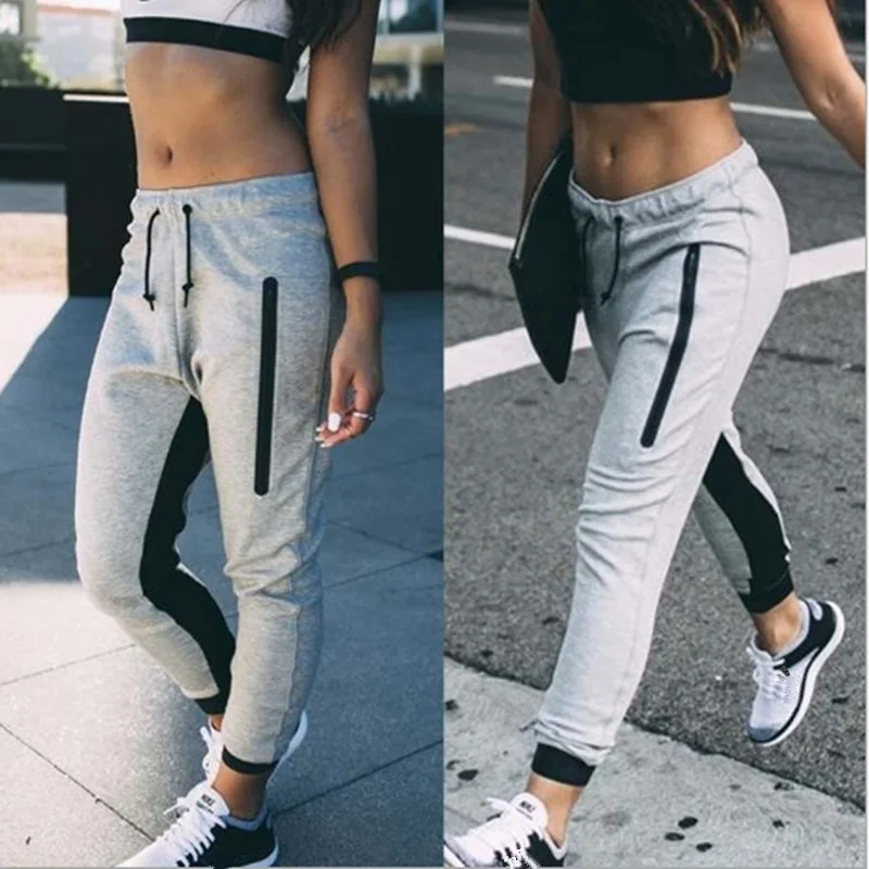 

2018 autumn fashion sheath slim woman pants Full Length casual elastic waist solid mid flat pencil comfortable female pants2