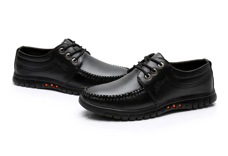 Классические Мужские модельные туфли на плоской подошве; кожаные туфли с перфорацией в итальянском стиле; туфли с острым носком на шнуровке размера плюс; мужская повседневная обувь для вечеринок; модная новинка