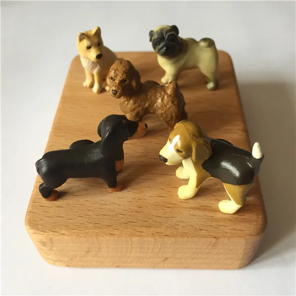 Cute Dogs Fridge Magnets PVC Toys Figures 5 Styles - 10