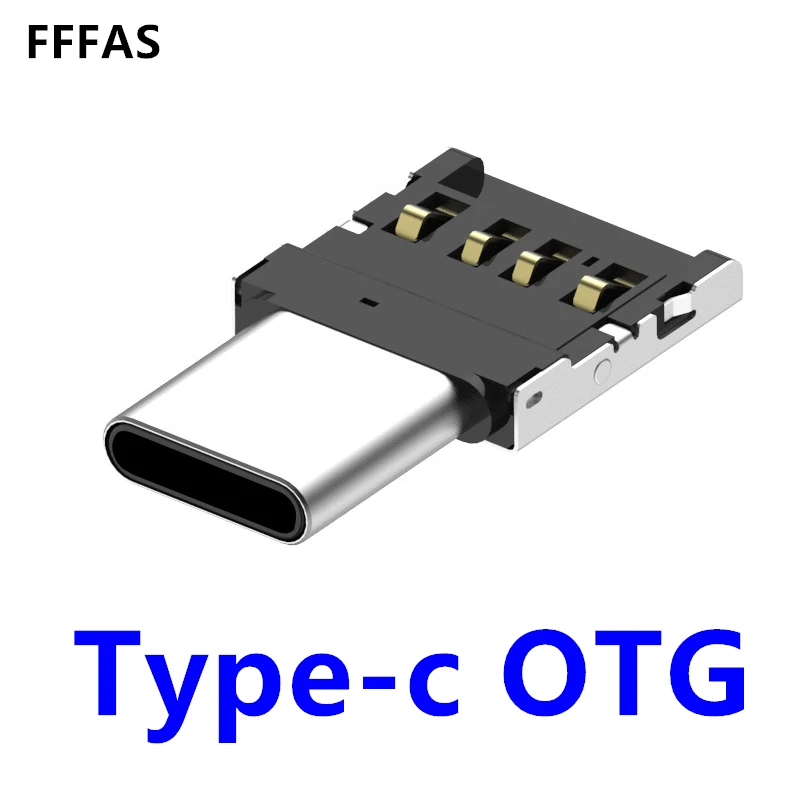 

FFFAS Type-C OTG Cable Adapter Small Cellphone Game Gaming Type C OTG Converter for Huawei P10 Xiaomi 6 7 Macbook Samsung Letv