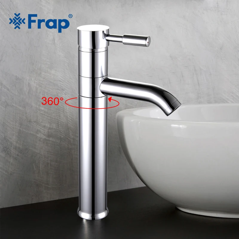 Comprar Nueva llegada grifo de latón para lavabo grúa de un solo mango mezclador de agua fría y caliente grifo de cascada F1052 2