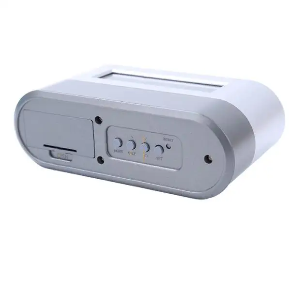 Creative pen holder clock LED electronic digital office stationery gift calendar display wall clock manufacturers custom