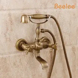 Beelee BL5020A оптом и в розницу новый настенный телефон стиль ручной душ ванна кран смеситель
