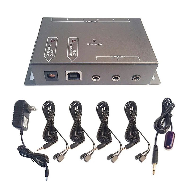 

New IR Infrared Remote Control Repeater Extender Kit 8 Emitters with 1 Receiver Hidden A/V Devices System GDeals