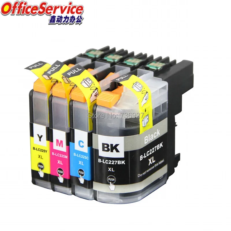 Совместимый чернильный картридж LC227 LC225 для Brother DCP J4120DW MFC J4420DW J4620DW J4625DW J5620DW J5625DW