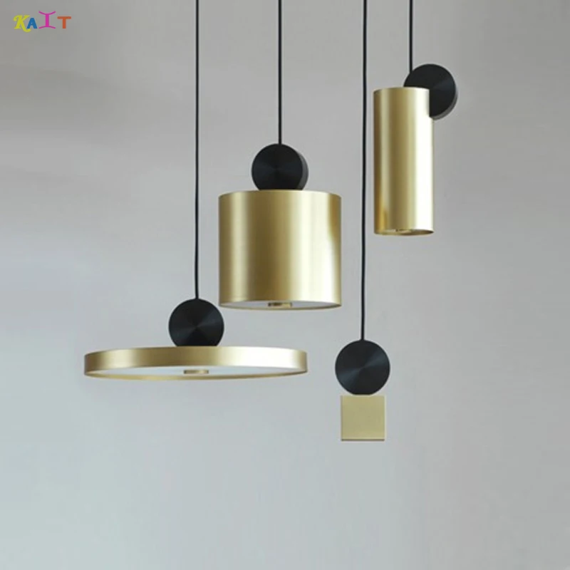 

kgreat Copper color Pendant Lights Modern minimalist creative Pendant Lights wrought iron restaurant bar Pendant Lamps