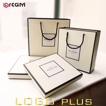 Индивидуальный дизайн логотипа на коробке и сумке