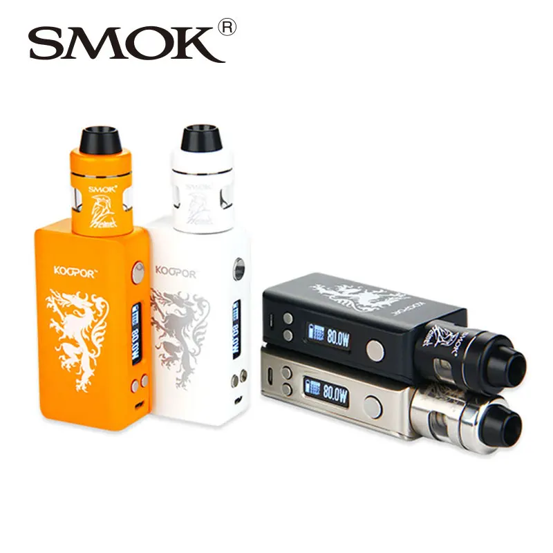 

Original SMOK KOOPOR Knight TC/VW 80W Starter Kit with Helmet Tank Atomizer & KOOPOR Mini 2 MOD 0.91-inch OLED Vape Full Kit