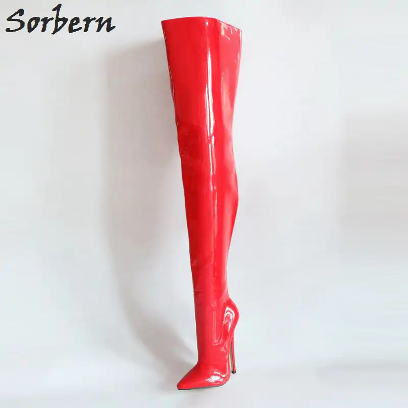 thigh high wide calf boots