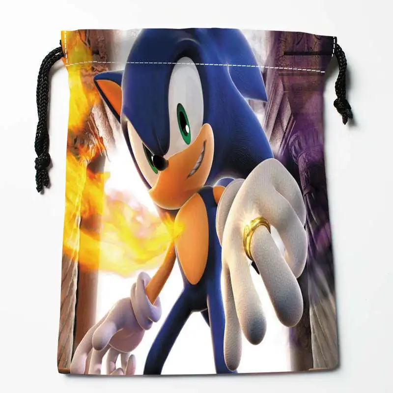 Новое Поступление Super Sonic Drawstring Сумки для хранения пользовательских печатных получать сумка Тип Сумки для хранения Размеры 18x22 см - Цвет: Многоцветный