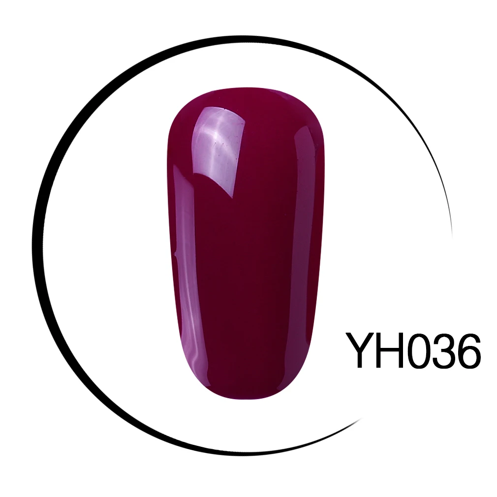 Elite99 Гель-лак замачиваемый УФ светодиодный Гель-лак для ногтей Базовое покрытие 10 мл розовый оранжевый светодиодный лак для ногтей УФ-отверждение Гель-лак - Цвет: YH036