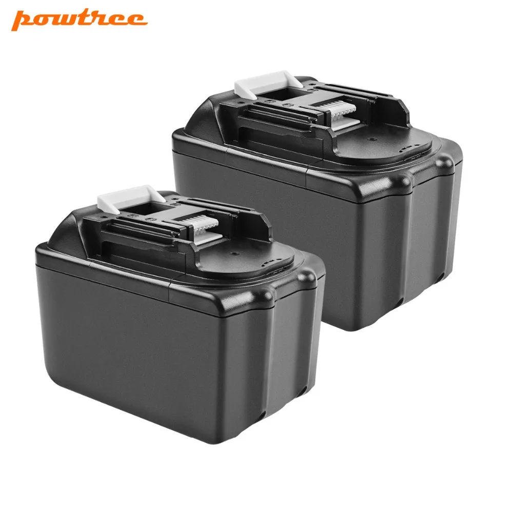 

Powtree 2Pack 9000mAh For Makita 18V battery BL1830 BL1860 194309-1 194205-3 Rechargeable Replacement Power Tools Battery