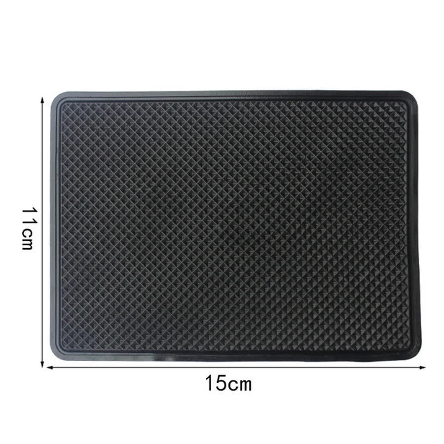 1X Car Interior Sticky Silicone 15x11cm Anti Slip Dashboard Sticky Pad