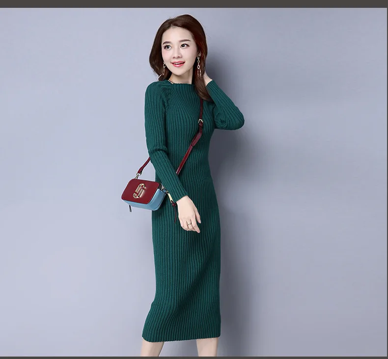 winter sweater dress long pure color Women Dresses pink red Elegant soft Knitted Sweater Dress Bodycon Slim Midi Vestidos winter sweater dress long pure color Women Dresses pink red Elegant soft Knitted Sweater Dress Bodycon Slim Midi Vestidos