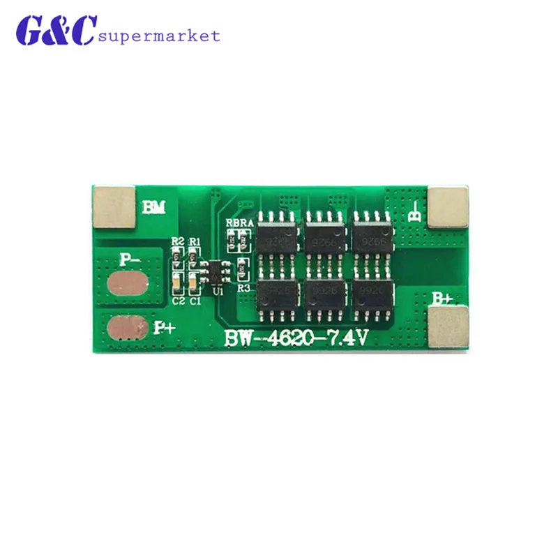 2S 3A 4A 6A 12A BMS 18650 Защитная печатная плата для литий ионной полимерной литиевой