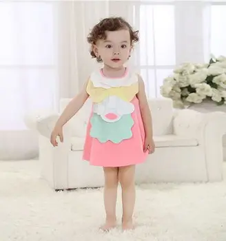 

Baby Girl Dress Summer 2016 New Brand Baby Girls Dress Kids Clothes Vestidos Children Dress Princess Party Dresses for Girls