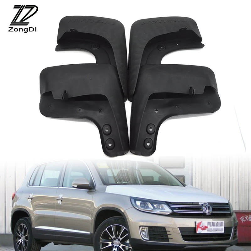 ZD автомобильные передние и задние брызговики для Volkswagen VW Touareg Mk1 Mk2 2008- для Volkswagen VW Tiguan MK1 Mk2 2007- аксессуары