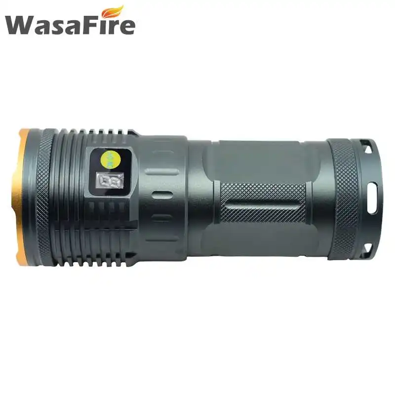 

Powerful Rechargeable 18650 Lantern 8 x V3 Led 8000 Lumen Waterproof led flashlight For Camping Hunting LED tactical Torch