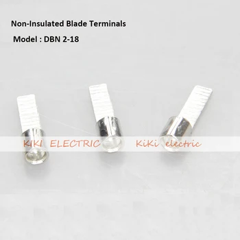 

DBN2-18 Chip-Shaped Naked Terminal Non-insulated blade terminal for 1.5-2.5mm2 cable 1000pcs/bag Electric Wire Connectors Ends
