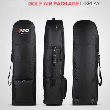 

Golf Bag Travel With Wheels Large Capacity Storage Nylon Bag Practical Golf Aviation Bag Foldable Airplane Travelling Golf Bags