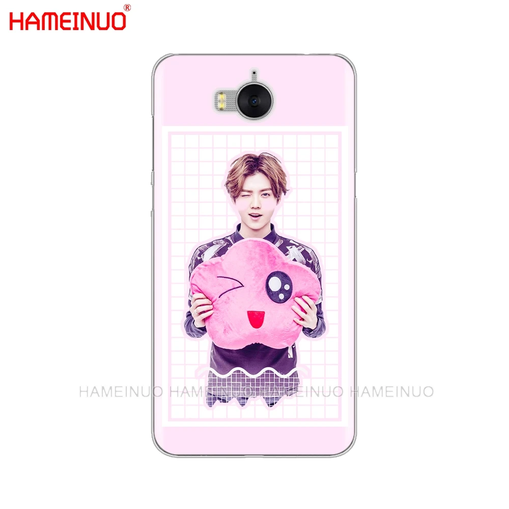 Чехол для мобильного телефона HAMEINUO Kpop exo LUHAN Park Chanyeol huawei honor 3C 4X 4C 5C 5X 6 7 Y3 Y6 Y5 2 II Y560