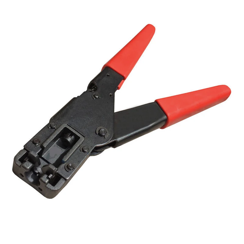 1set  Universal Compression Tools Connector Fitting Cable Coaxial Crimper Pliers Set
