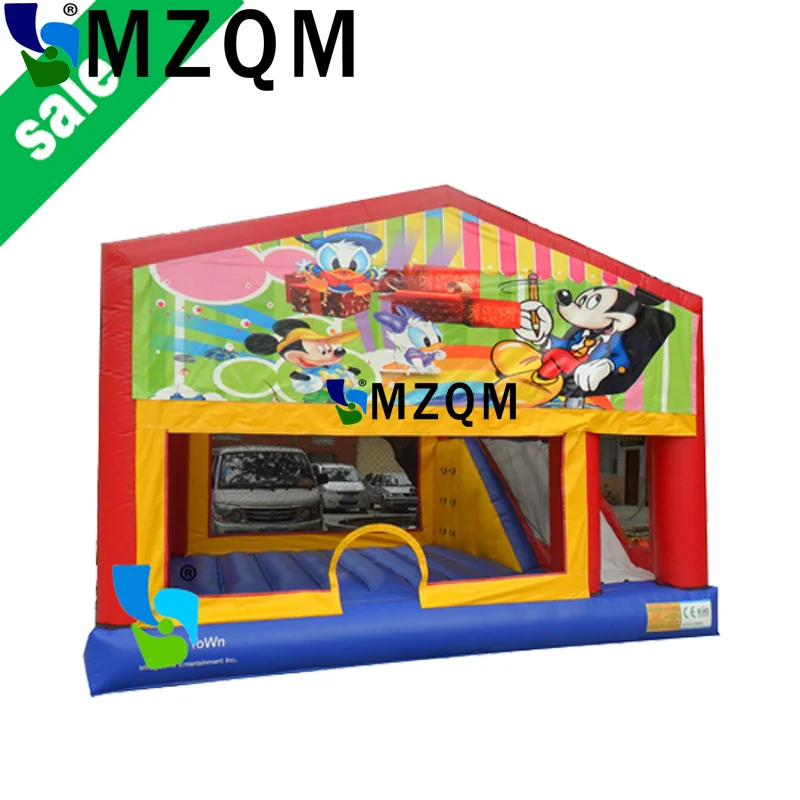 MZQM cheap inflatable font b bouncer b font for sale commercial inflatable combo Castle With Slide