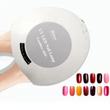 48 Вт гель Быстрый Маникюр беспроводной светодиодный/УФ лампа для ногтей гель лак для ногтей сушилка беспроводной Rechargea с 33 шт светодиодный