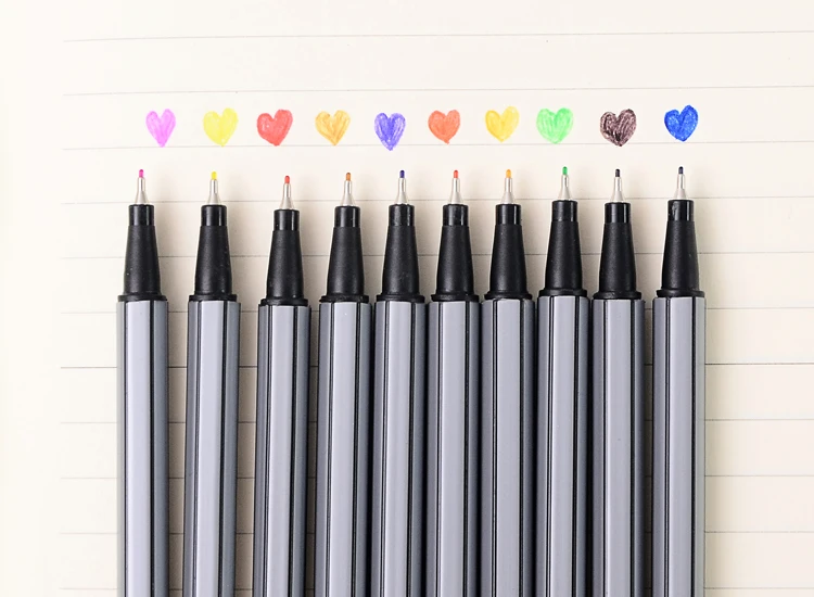 Marcadores de Arte Desenho para Anime Cores Tinta Caneta Pintura Quadrinhos Esboçar Arte Material Escolar Papelaria 36 12 High Quality Material escolar e de escritório