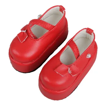 

[wamami] Red Bowknot Leather Shoes For 1/6 SD DOD AOD DZ BJD Dollfie
