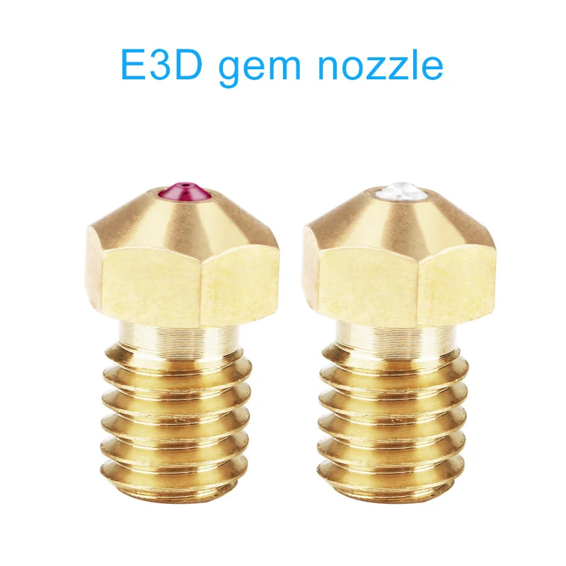 

High Temperature E3D Ruby Nozzle V6 1.75mm Nozzles for PETG ABS PEI PEEK SD998