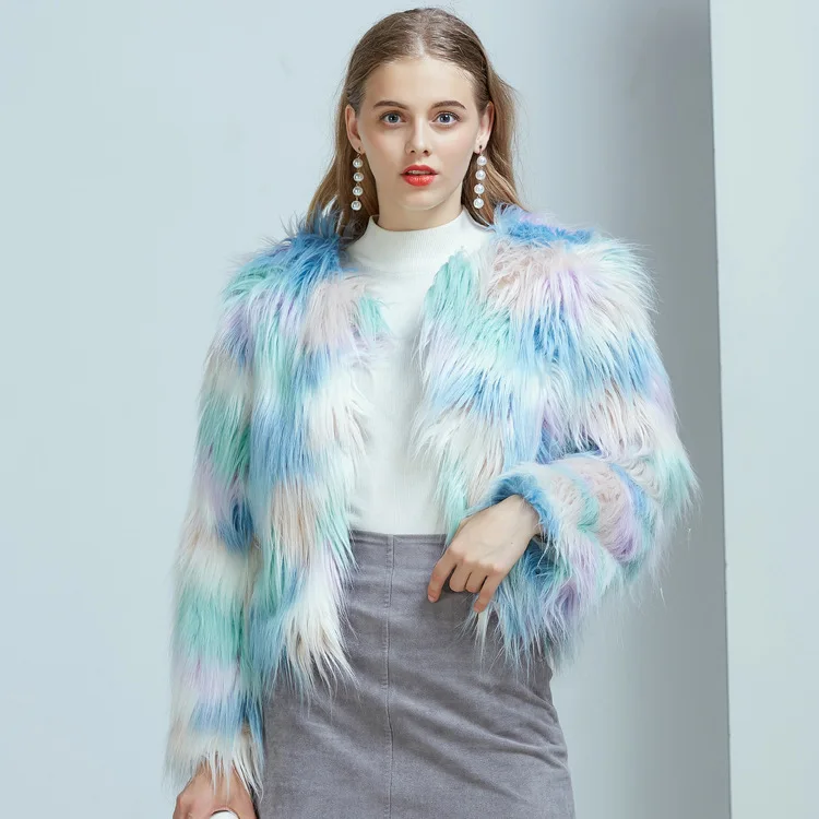 

ZADORIN Luxury Faux Fur Coat Bohemian Hairy Women Winter Fur Top Coats Fluffy Jacket veste fourrure futro damskie Harajuku