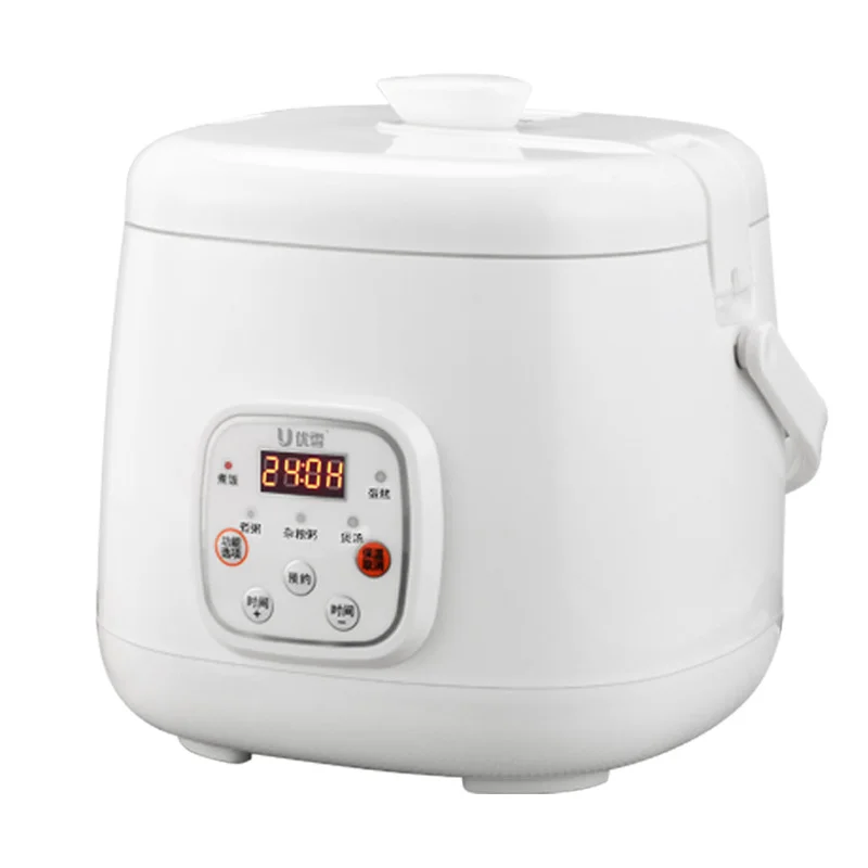 

2L Smart Rice Cooker Mini Small Home Cooking Appliances for Students Children Old Men Cooking Rice Congee Soup Steaming Cake