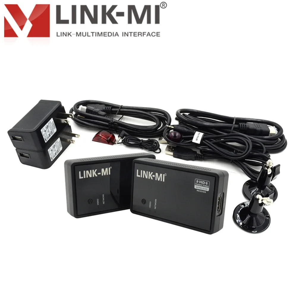 LINK-MI LM-WHD05 50 м Plug and Play 5 ГГц беспроводной HDMI аудио видео передатчик и приемник с низкой задержкой