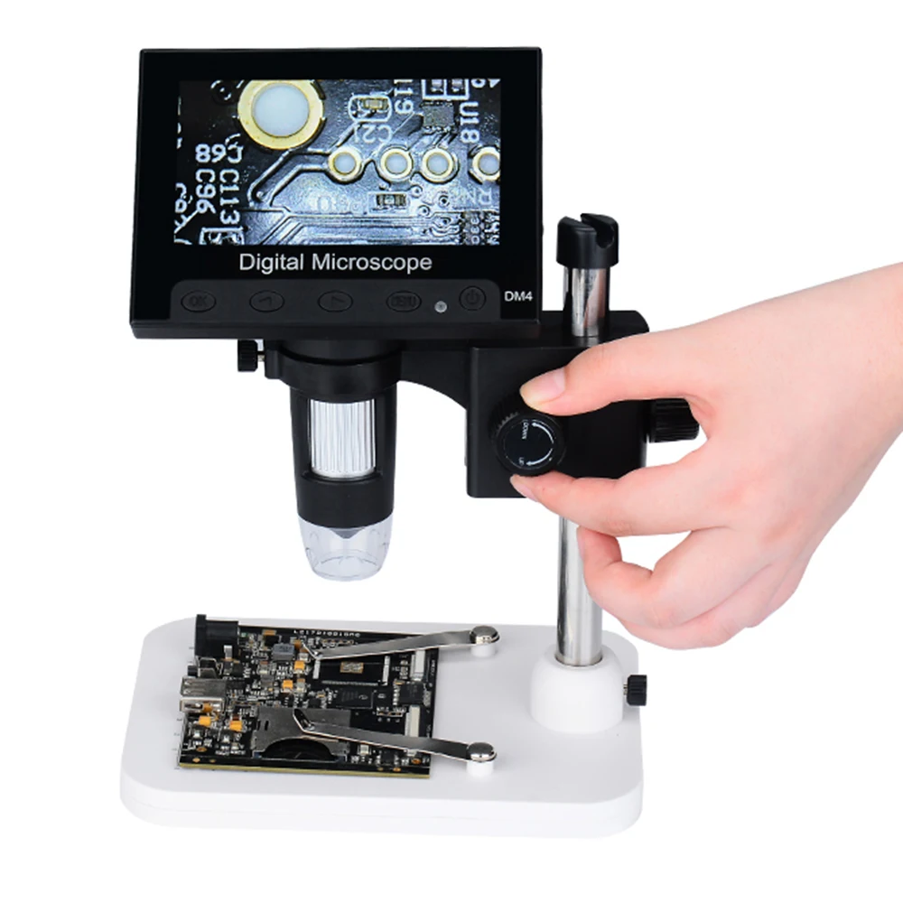 Ceny 1000X4.3 hd720p LCD mikroskop cyfrowy przenośny pulpit elektroniczny endoskop lupa DM04