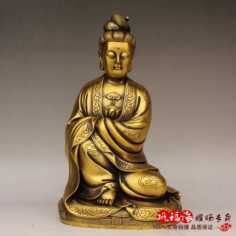 

Copper avaloktesvara buddha decoration copper guanyin statue home decoration