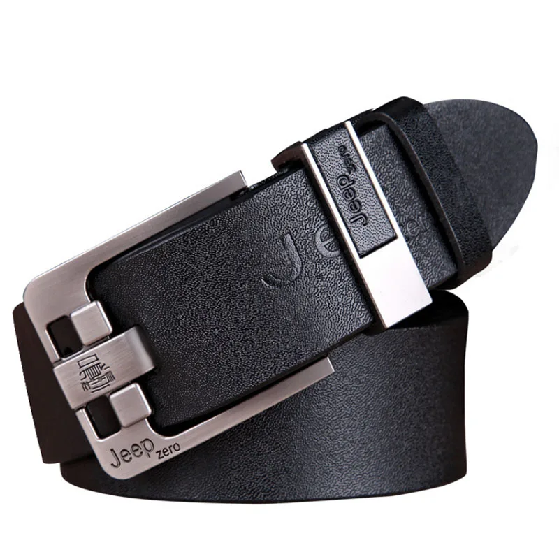 Acheter Designer meilleure qualité 100% supérieure en cuir véritable alliage broche boucle ceinture pour hommes mode affaires hommes ceintures Vintage Style cadeau